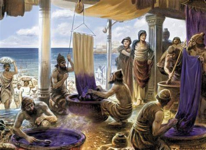01 03 FENICIOS TINTE PURPURA. Una factoría de púrpura Europa Medieval