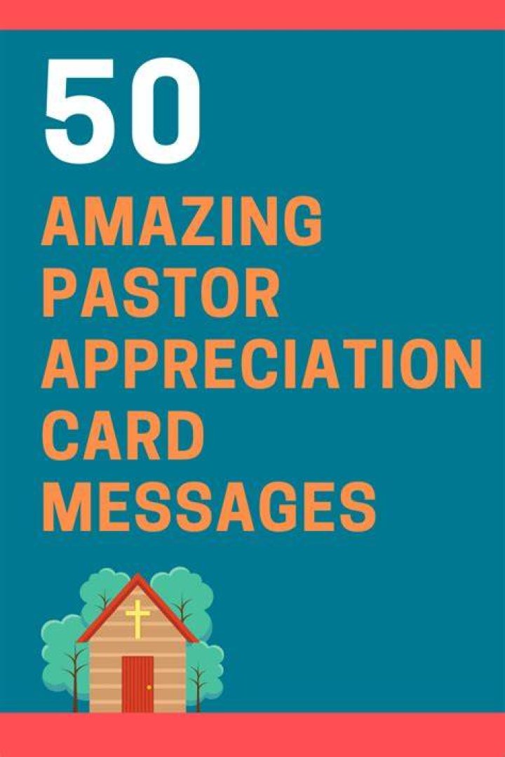 50 Best Pastor Appreciation Card Messages and Bible Verses