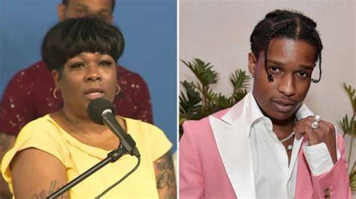 AAP Rocky’s mother speaks publicly in Harlem on rapper’s detention in