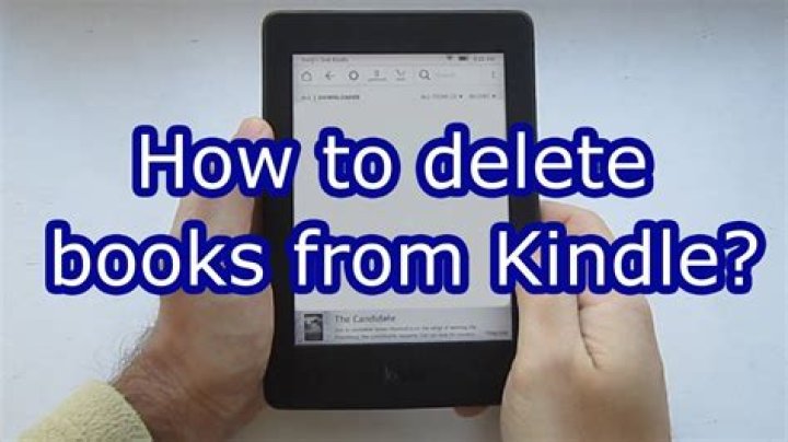 Amazon Kindle Delete Books Kebayateb