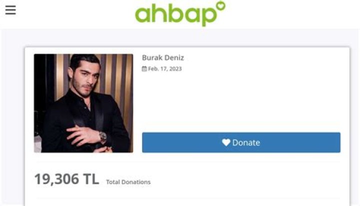 Burak Deniz birthday fundraising Ahbap Derneği Fonzip