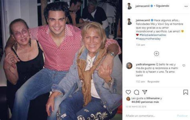 Cecilia Saldanha, mam&aacute; de Jaime Camil, sumamente triste por la muerte