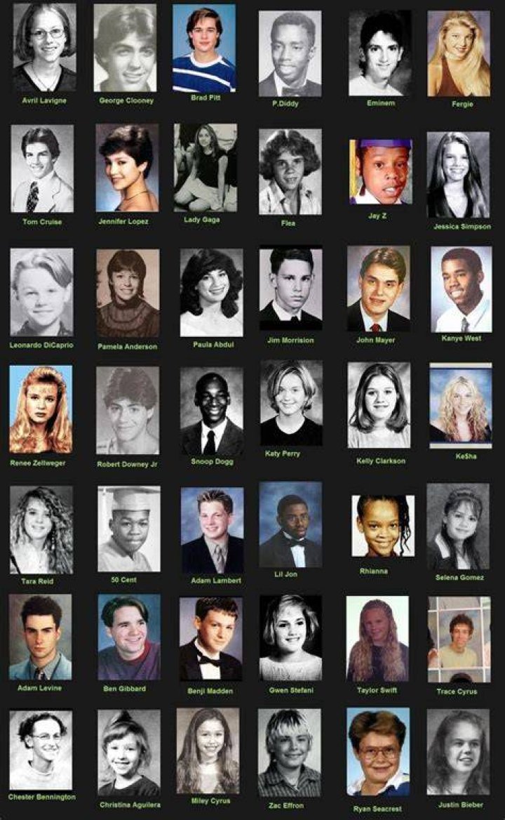 Celebrity Yearbook Photos