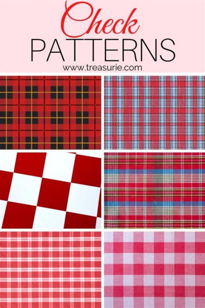 Checkered Pattern All the Best Types of Checks TREASURIE