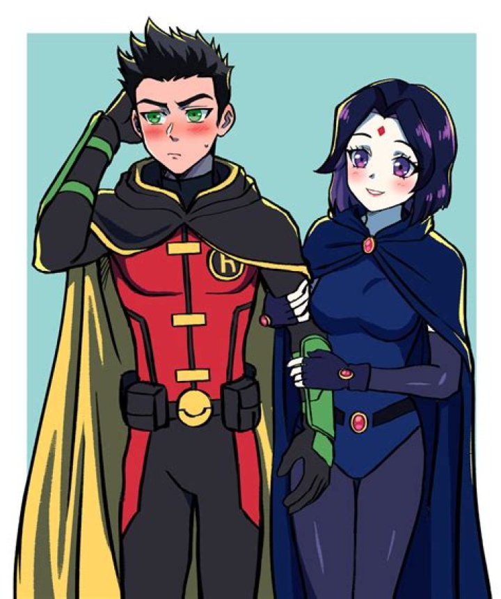 Damian y Raven by KARIScoba on DeviantArt