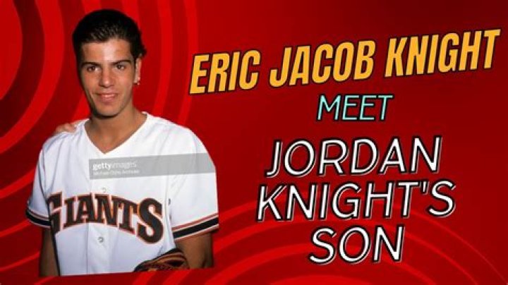 Eric Jacob Knight Son of American Singer, Actor & Songwriter