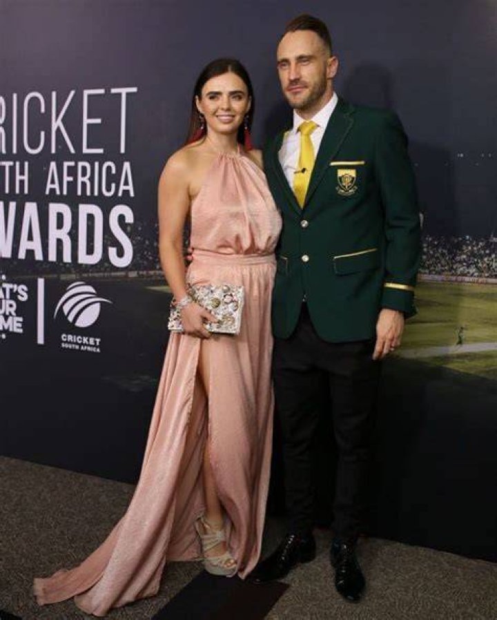 Faf du Plessis and wife Imari Visser blessed with baby girl