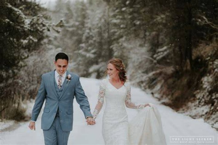 Gabe + Natalie The Light Seeker Winter wedding photos, Wedding