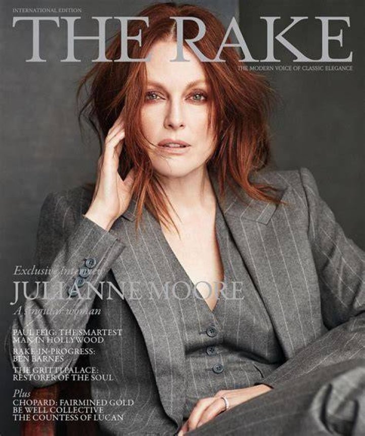 Julianne Moore The Rake Magazine February 2019 Issue • CelebMafia