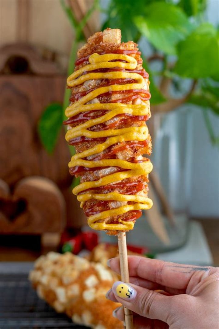 Korean Corn Dog 감자핫도그 (Gamja Hotdog)