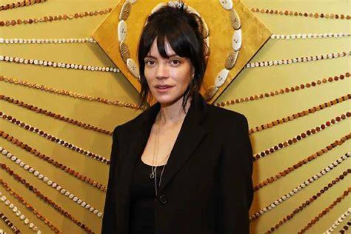 Lily Allen shares a VERY rare photo of her two children, Marnie and