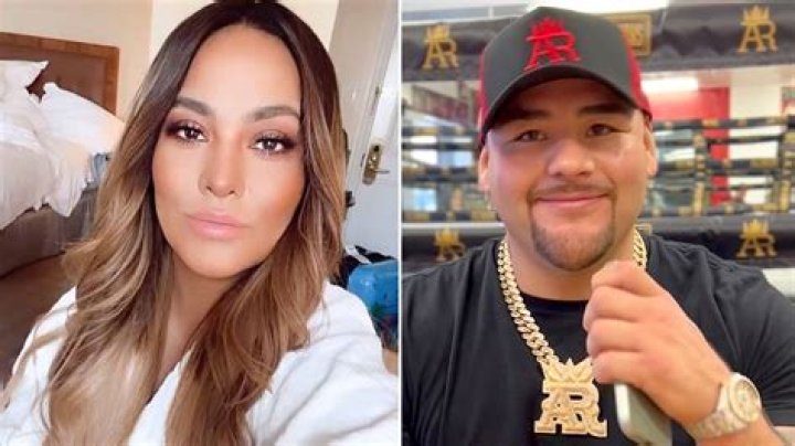 Mayeli Alonso y Andy Ruiz Jr. la primera fotograf&iacute;a en la que aparecen
