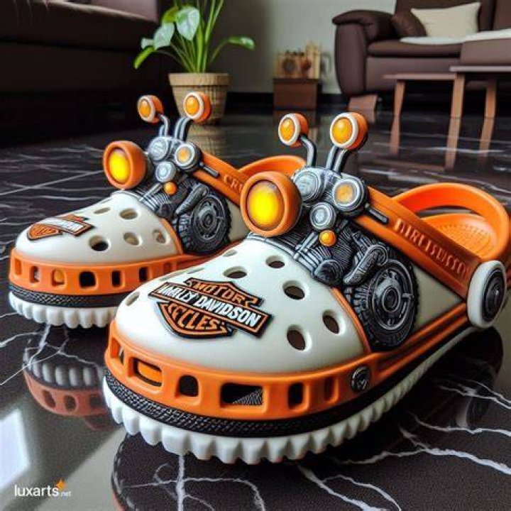 Moto Harley Davidson Personalized Crocs Crocband Clog Unisex Etsy