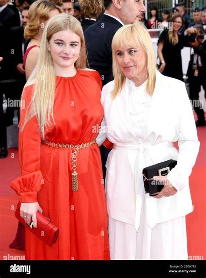 Patricia Arquette and Harlow Olivia Calliope Jane attend the screening of Sibyl during the 72nd