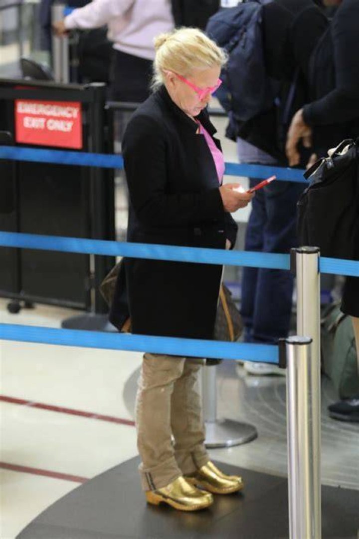 Patricia Arquette arrives at LAX with her daughter Harlow Olivia Calliope Jane Featuring Harlow
