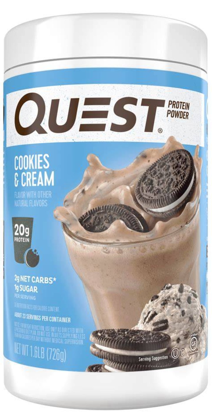 Quest Protein Powder, Cookies and Cream, 20g Protein, 1.6 lb., 25.6 oz