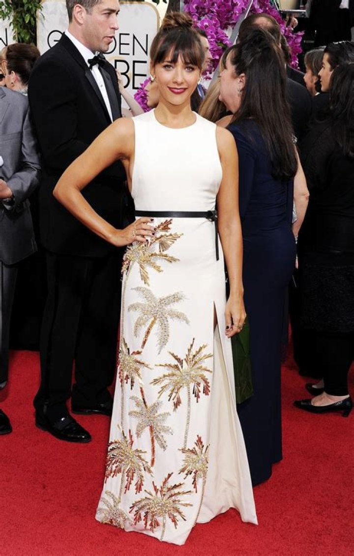 Rashida Jones Wears Fausto Puglisi 71st Annual Golden Globe Awards (2014) • CelebMafia