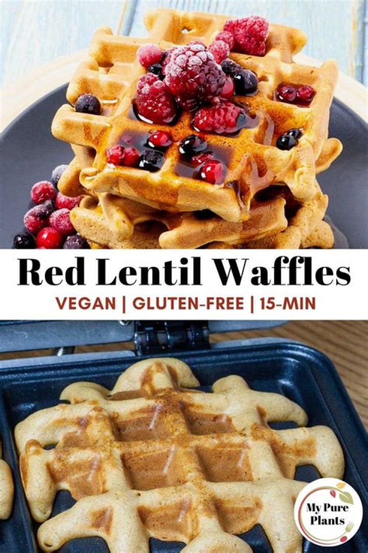 Red Lentil Waffles