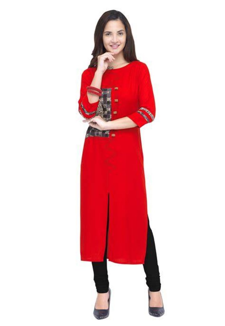 Red Readymade Kurti 72980 Kurti, Girl fashion, Fashion outfits