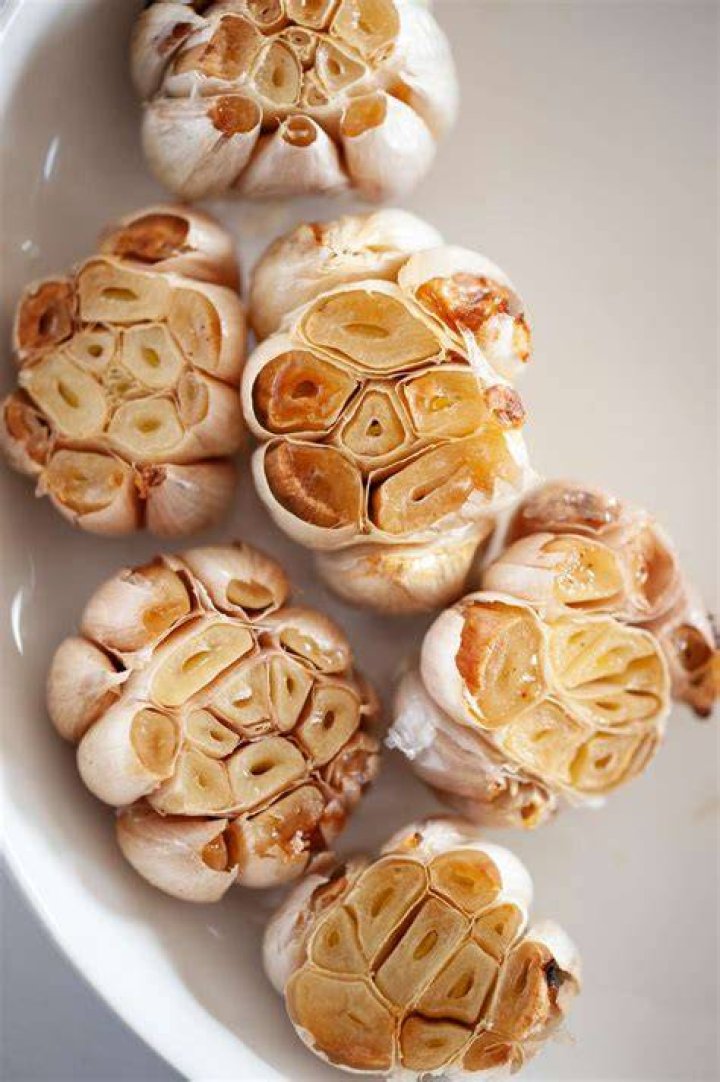 Roasted Giant Garlic Cloves Garlic, Garlic cloves, Roast
