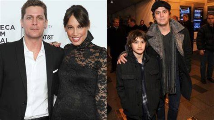 Rob Thomas and his son, Maison. I don't think they look alike. Rob