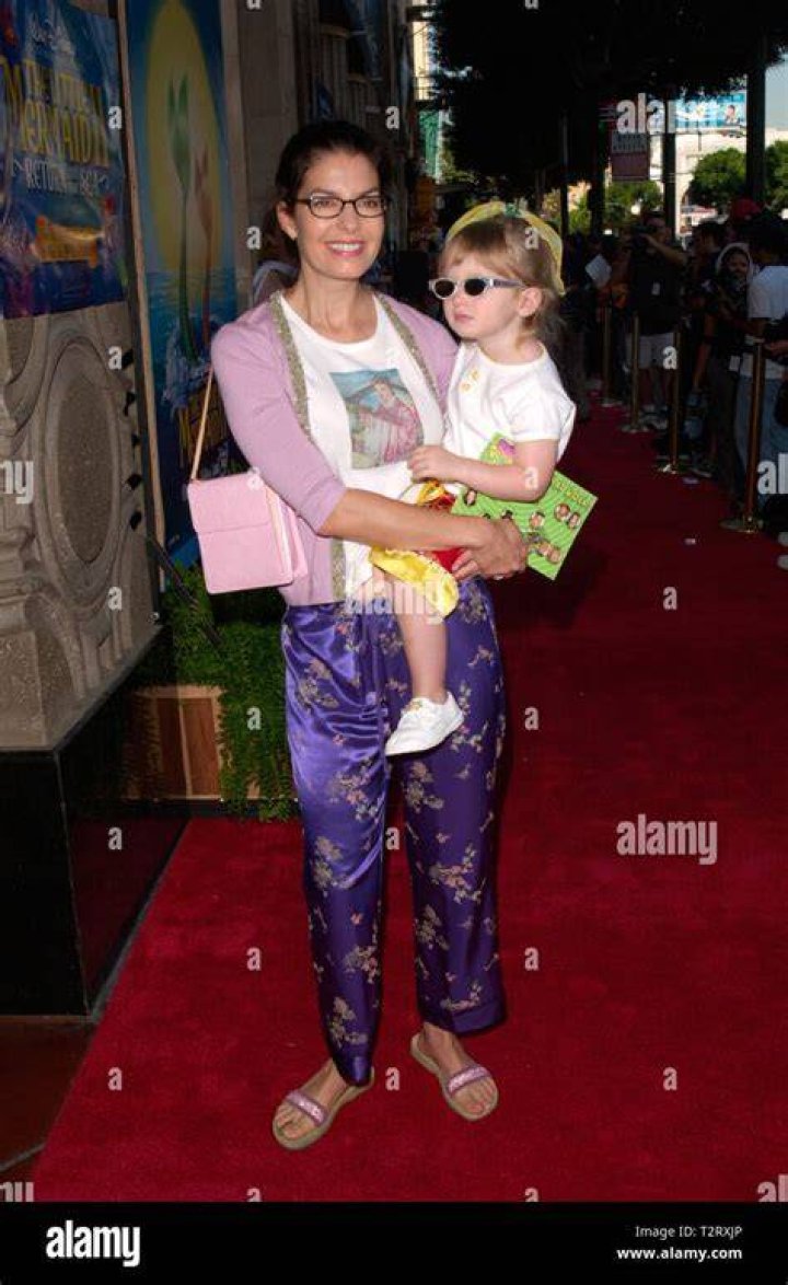 Sela Ward with daughter Annabella and son Austin attend Miley Cyrus