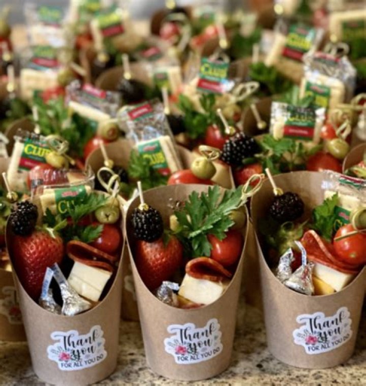 Single Serving Charcuterie Cups for Events by Luxe Bites INC