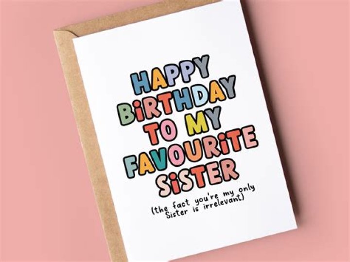 Sister Birthday Card, Birthday Cards, Birthday Signs, 21 Birthday