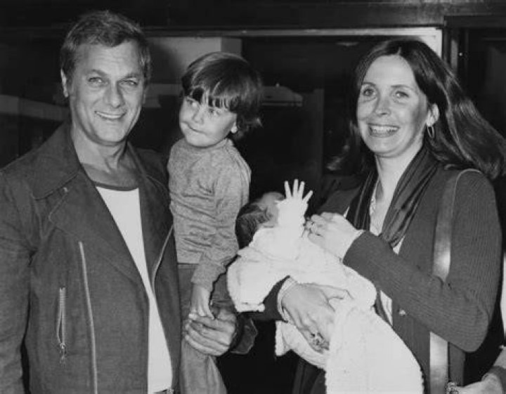 Tony Curtis et les enfants Ben Curtis, Kelly Curtis, Nicholas Curtis