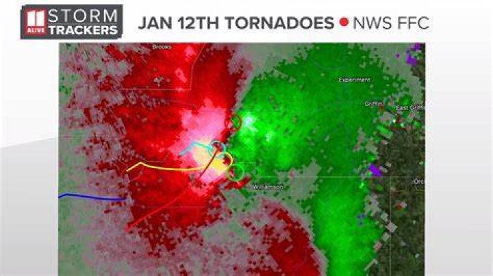 tornadoes list Jan 12 2023 Griffin LaGrange Austell