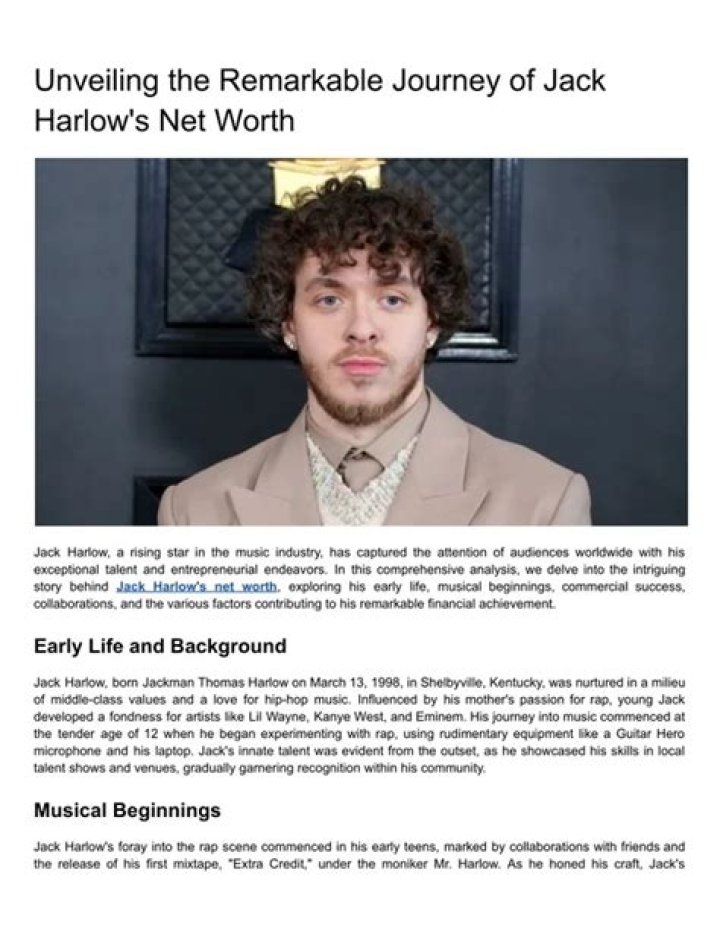 Unveiling Jack Harlow's Faith: A Journey Of Discovery