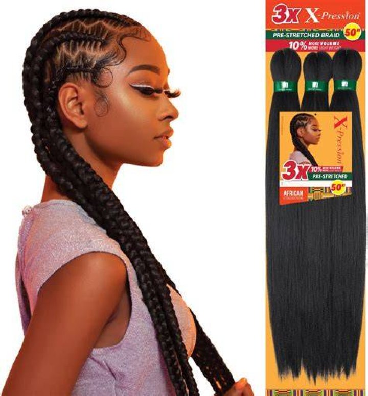 XPRESSION PRESTRETCHED BRAID 3X 52 " Outre XPression Synt...